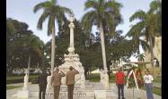 Tributo a Céspedes y Martí en Santiago de Cuba