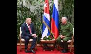 Miguel Díaz-Canel Bermúdez y Alexander Viacheslavovich Kurenkov.