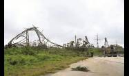 Seis torres de alta tensión fueron derribadas por el huracán en la provincia de Artemisa, el lugar más complejo actualmente