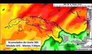 Defensa Civil emite aviso de alerta temprana ante posibles lluvias y tormentas eléctricas