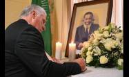 Díaz Canel rinde homenaje a Sam NUjoma