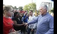 Recorrido de Miguel Díaz-Canel por Ciego de Ávila