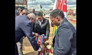 El Presidente del Parlamento cubano depositó una ofrenda floral en homenaje al Comandante en Jefe Fidel Castro Ruz