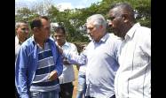 El Presidente cubano recorrió este miércoles varios municipios de la provincia de Camagüey