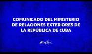Convoca Cancillería de Cuba al Encargado de Negocios de Estados Unidos