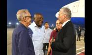 Presidente cubano arriba al aeropuerto internacional José Martí