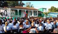 El ejemplo de Celia, su sencillez y patriotismo fueron resaltados en el acto de homenaje a la heroína, nacida hace 105 años