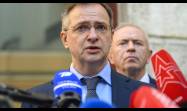 El líder de la delegación rusa, Vladímir Medinski