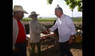 Al municipio holguinero de Frank País llegó este viernes el Presidente Miguel Díaz-Canel