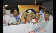 Delegados a la asambleario Aniversario 64 de la Organización de Pioneros José Martí (OPJM