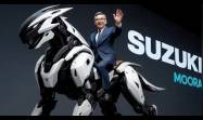El bot conceptual de Suzuki es una pequeña motocicleta con patas