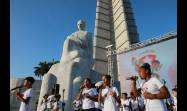 El Memorial José Martí de la Plaza de la Revolución fue la sede del acto de inauguración