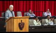 Primer Secretario del Comité Central del Partido Comunista de Cuba y Presidente de la República, Miguel Díaz-Canel Bermúdez