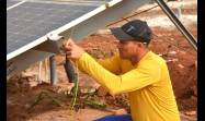 Cerca de un millar de obreros laboraron en la construcción del parque solar fotovoltaico Santiago Rojas Salinas