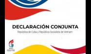 Declaración Conjunta Cuba- Vietnam reafirma fortalecimiento de las relaciones bilaterales
