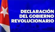 Declaración del Gobierno Revolucionario