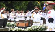 Con honores militares fue despedido Ricardo Cabrisas Ruiz