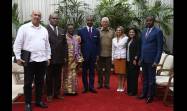 Encuentro de Miguel Díaz-Canel con Denis Christel Sassou, ministro de Cooperación Internacional y Promoción de la Asociación Público-Privada del Congo