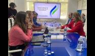 Directivos y científicos de BioCubaFarma, el Instituto Finlay de Vacunas, el Centro de Neurociencias y Laboratorios MedSol  se reunieron con la Relatora.