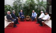 Presidente Díaz-Canel Bermúdez sostuvo un encuentro con Fernando Jesús Santiago Ollero, presidente del Colegio de Gestores Administrativos de España