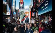 La protesta No Kings de marzo pasado en Times Square de Nueva York.