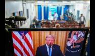 Trump va contra televisoras por no transmitir su discurso sobre elecciones
