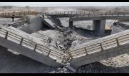 Entre los objetivos civiles atacados por EE.UU. este puente en la provincia de Hormozgan, el 17 de julio