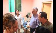 Presidente cubano visita Hospital Ginecobstétrico Universitario Ramón González Coro
