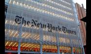 Fachada del edificio del diario The New York Times en Manhattan.