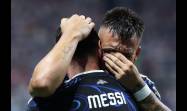 Lautaro Martinez llora de alegría tras conseguir el gol de la clasificación de Argentina a la final