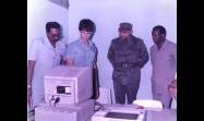 Fidel acompañado del presidente de Angola, Jose Eduardo Dos Santos, en el Ipvce artemiseño.