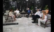 El Presidente cubano Miguel Díaz-Canel Bermúdez sostuvo encuentros con dirigentes de partidos y organizaciones de izquierda