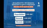 Pronóstico de la UNE para el miércoles 26 de agosto de 2026.