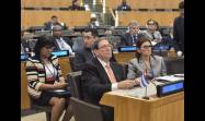 Bruno Rodríguez Parrilla intervino en cita ministerial del bloque en el contexto de las sesiones de la Asamblea General de la ONU.