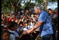 Presidente de Cuba constata acciones en favor del desarrollo de Granma