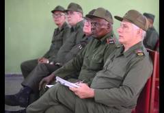 El Presidente del Consejo de Defensa Nacional, Miguel Díaz-Canel Bermúdez, al participar, como cada viernes, en el Día Nacional de la Defensa, esta vez en el municipio La Habana del Este.