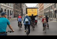 Bicicletada por el fin del bloqueo a Cuba.