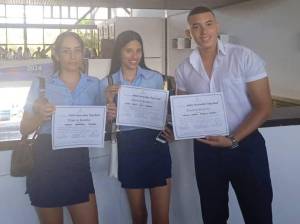 Mariam Hernández, Carlos Manuel Fonseca y Claudia María Cala