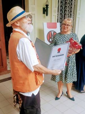 Antonio Matorell recibió el Premio Internacional René Portocarrero