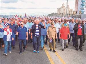 Marcha contra el bloqueo