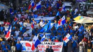 Protestas de trabajadores panameños
