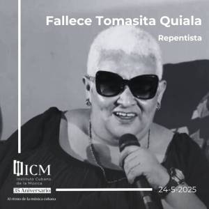 La destacada repentista cubana Juana Tomasita Quiala Rojas