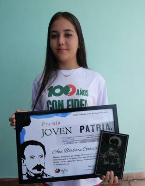 Ana Bárbara García Zúñiga, Premio Joven Patria.