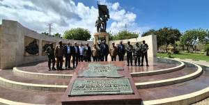 El tributo de los cubanos a los héroes de una de las principales batallas de la gesta libertaria angolana.