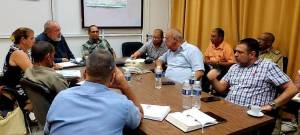 Manuel Marrero Cruz en el Despacho Provincial de Carga de La Habana