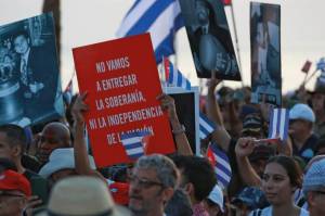 Los cánticos de agresión militar han vuelto a escucharse contra la integridad de este Archipiélago y su gente