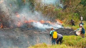 Bolivia declara desastre en San Lorenzo por incendios forestales.