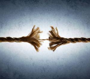 A veces la ruptura de una relación sólo necesita el impulso final.