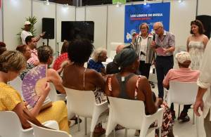 Estand de Rusia en la Feria Internacional del Libro de La Habana
