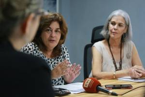 Déborah Rivas Saavedra, viceministra de Comercio Exterior y la Inversión Extranjera de Cuba, este viernes en conferencia de prensa en La Habana.